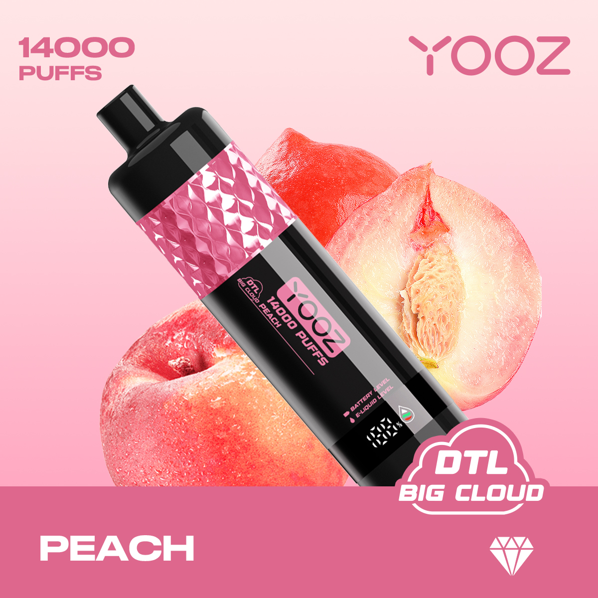 Peach Ice—YOOZ SHISHA