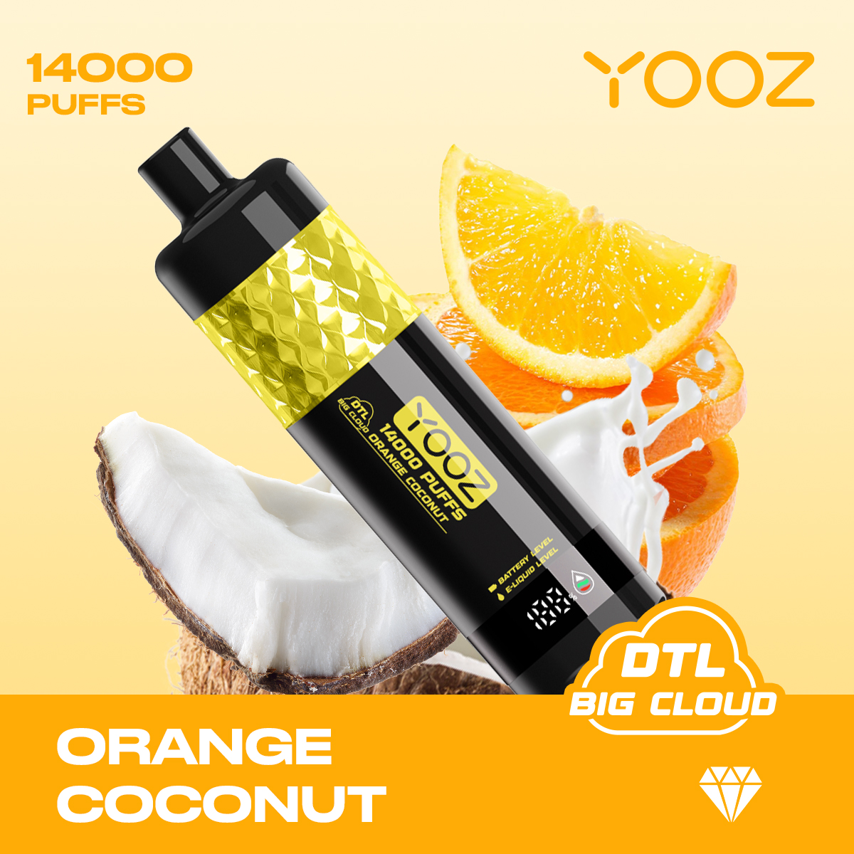 ORANGE COCONUT—YOOZ SHISHA