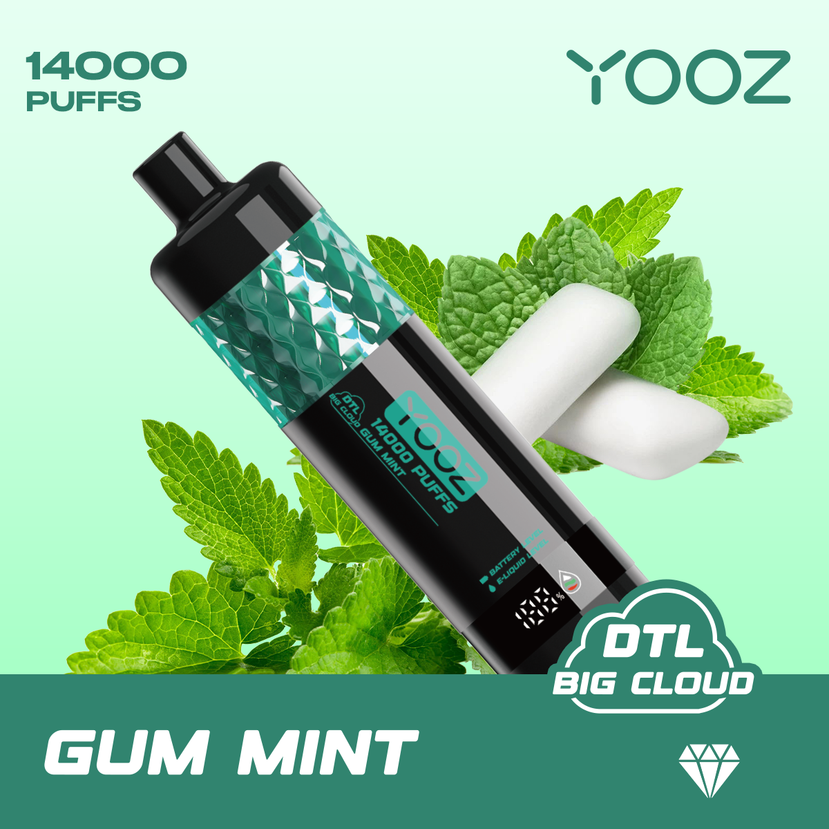 Gum mint—YOOZ SHISHA