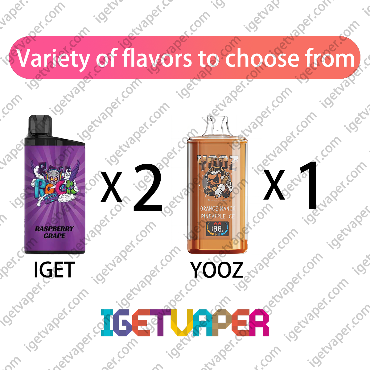 3-PIECE-SET - IGET x2pcs + YOOZ ULTRA x1pcs