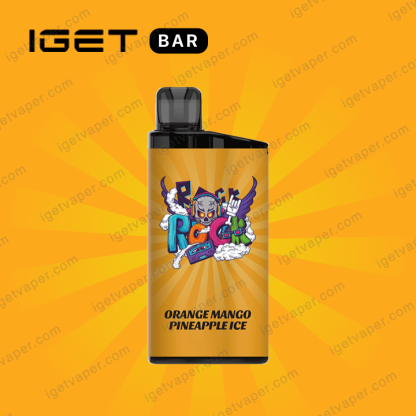 ORANGE MANAGO PINEAPPLE ICE-IGET BAR 3500 PUFFS