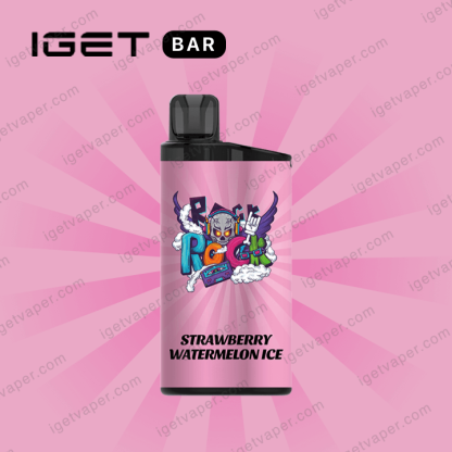 STRAWBERRY  WATERMELON ICE - IGET BAR 3500 PUFFS