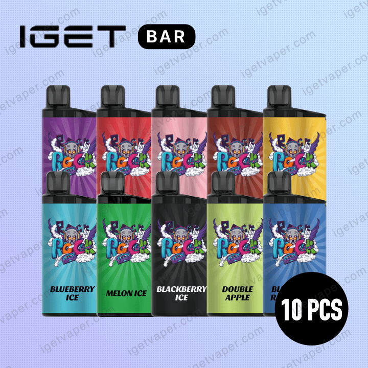 10-PIECE SET- IGET BAR 3500 PUFFS