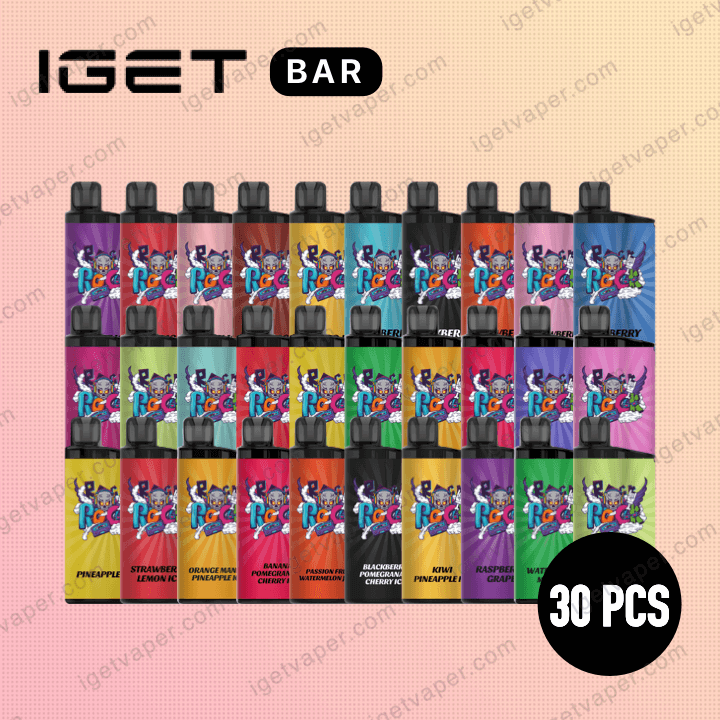 30-PIECE SET- IGET BAR 3500 PUFFS