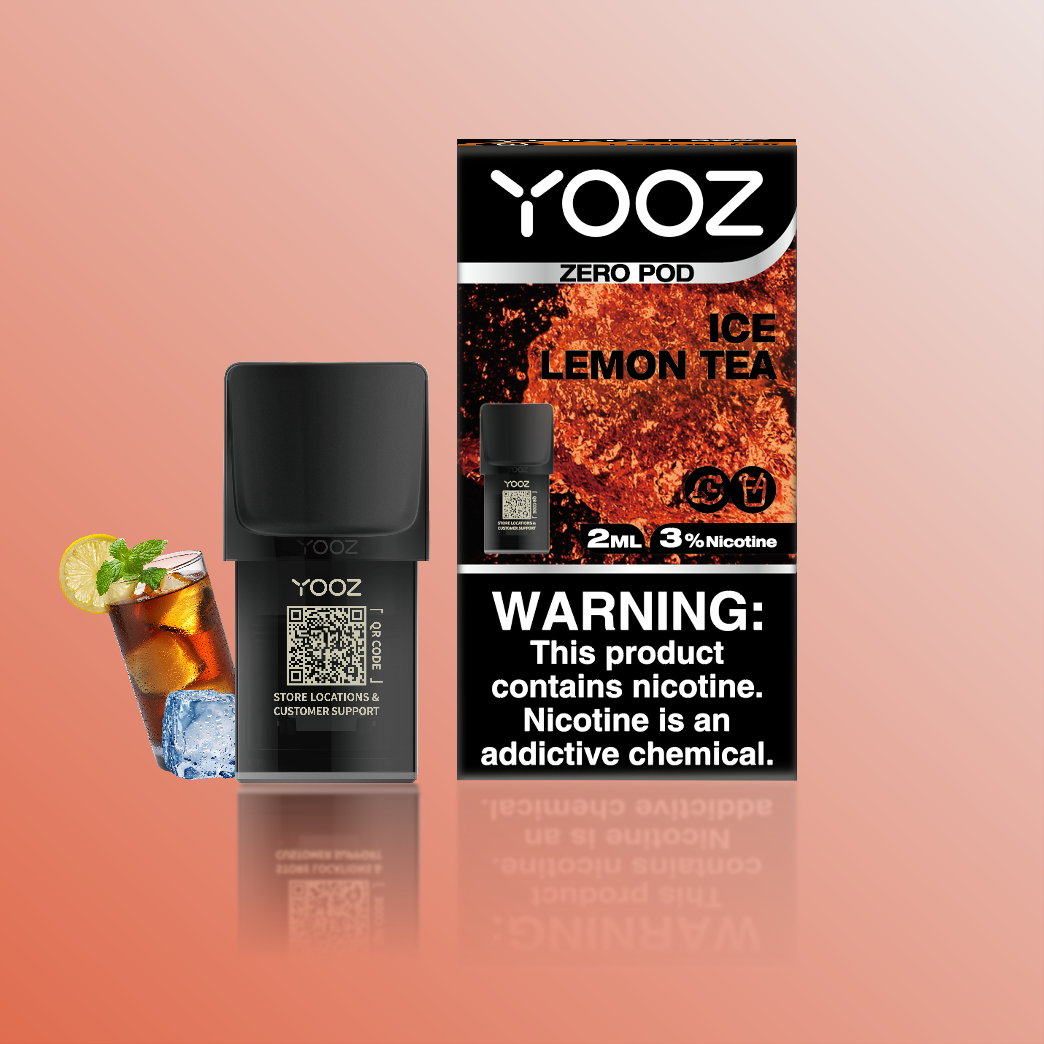 ICE LEMON TEA-YOOZ ZERO V3 POD