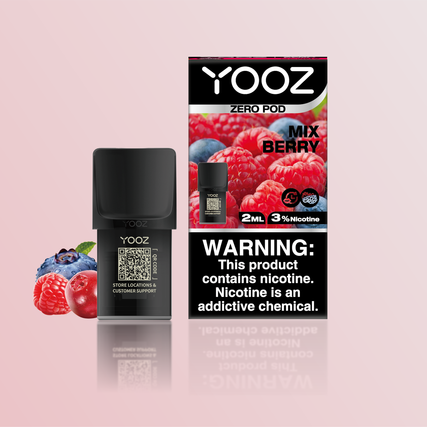 MIX BERRY-YOOZ ZERO V3 POD