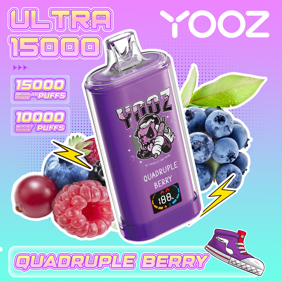 QUADRUPLE BERRY—YOOZ ULTRA 15000