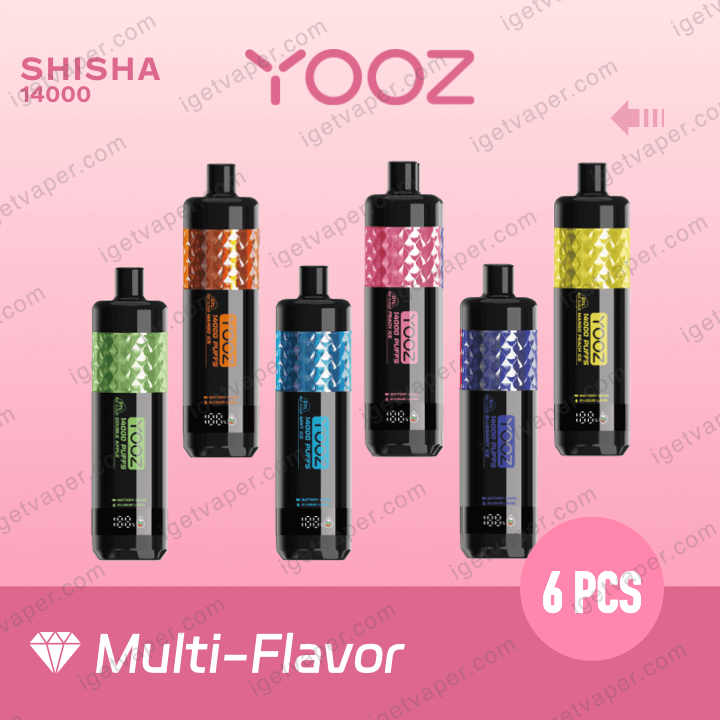 YOOZ SHISHA x 6pcs