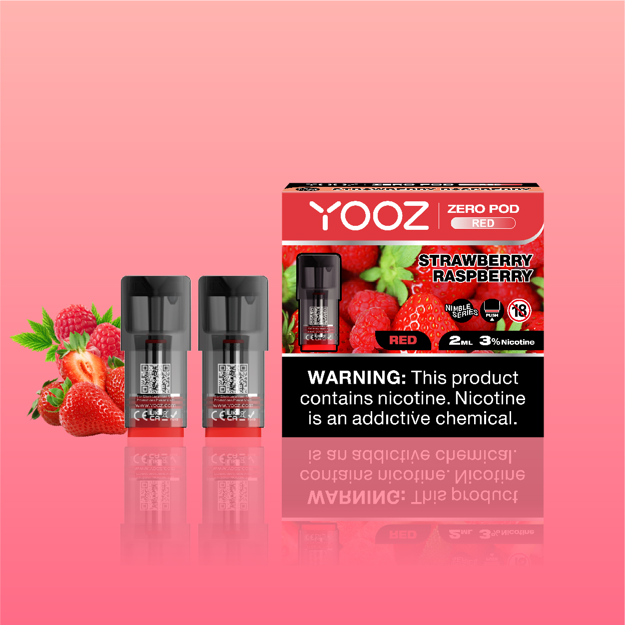 Strawberry Raspberry - YOOZ ZERO V3 POD