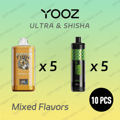 SHISHA x5pcs + ULTRA 15000 x5pcs