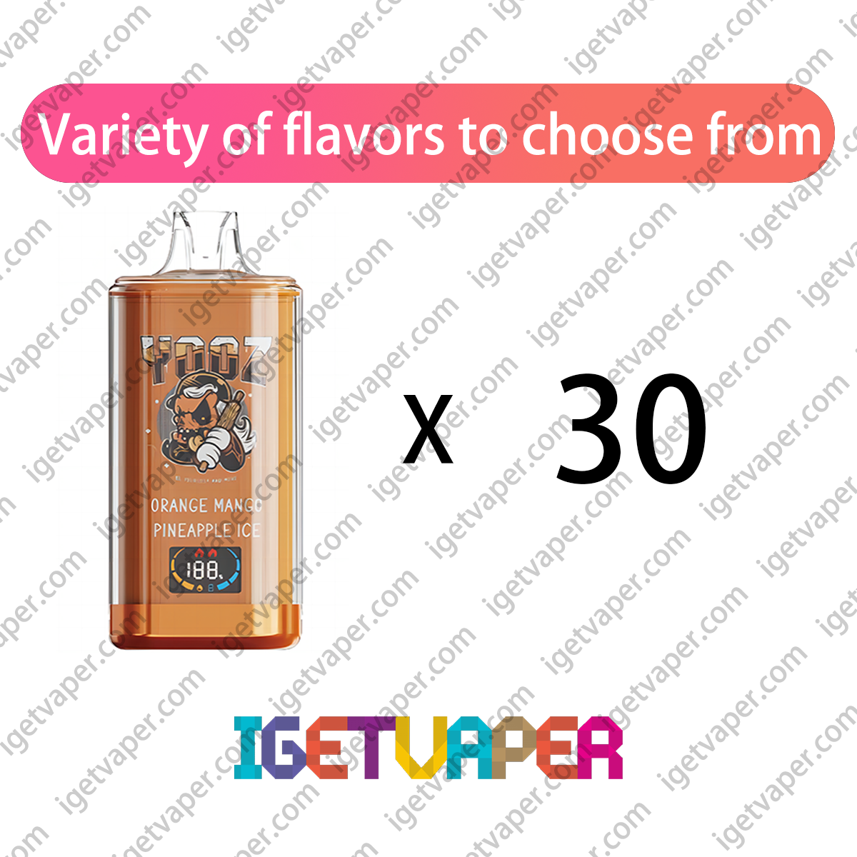 YOOZ ULTRA 15000 x 30pcs