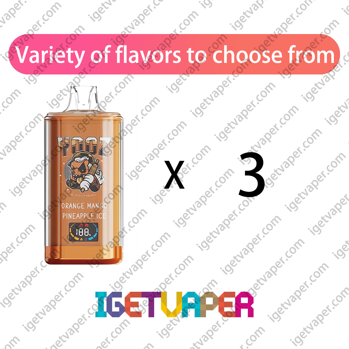 YOOZ ULTRA 15000 x 3pcs