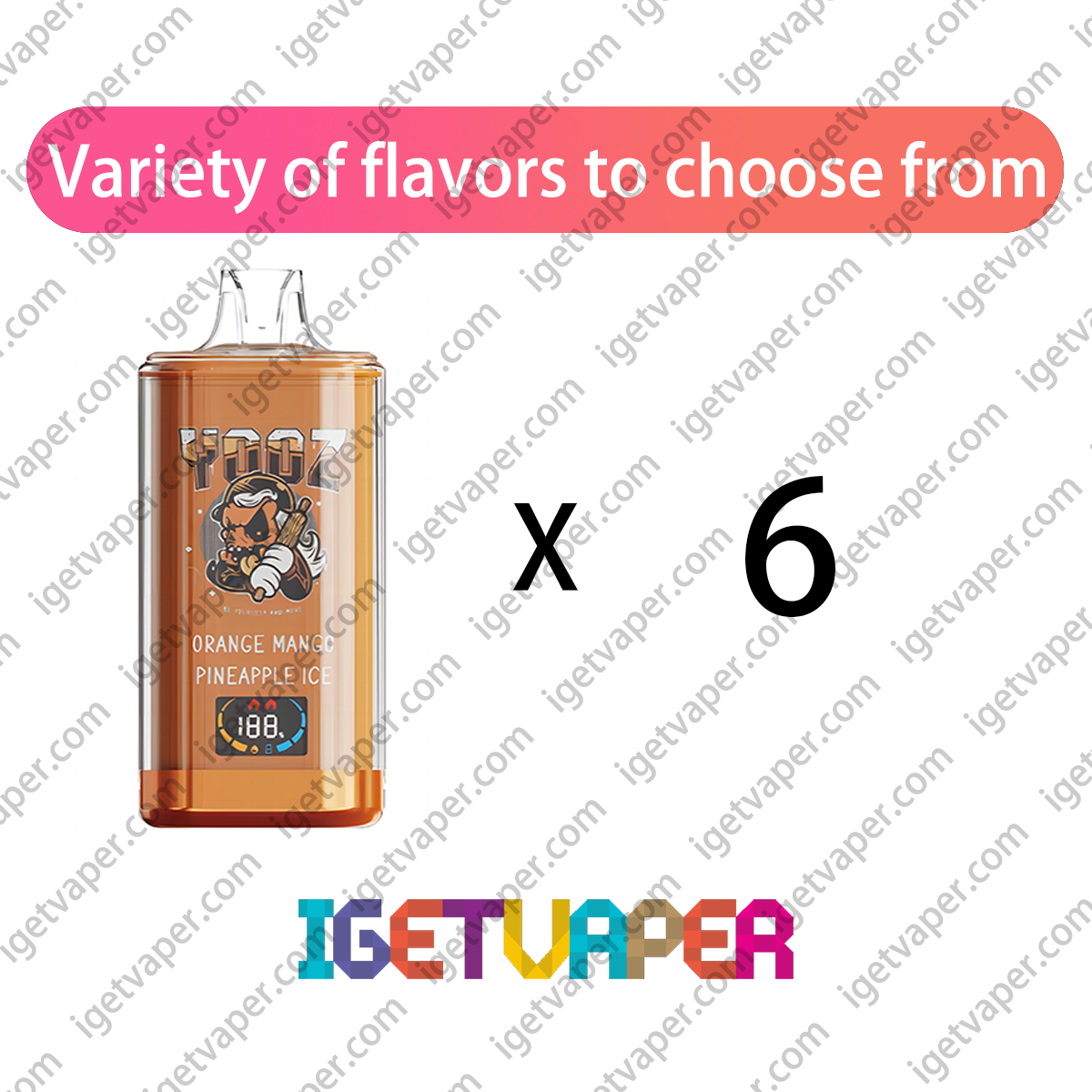 YOOZ ULTRA 15000 x 6pcs