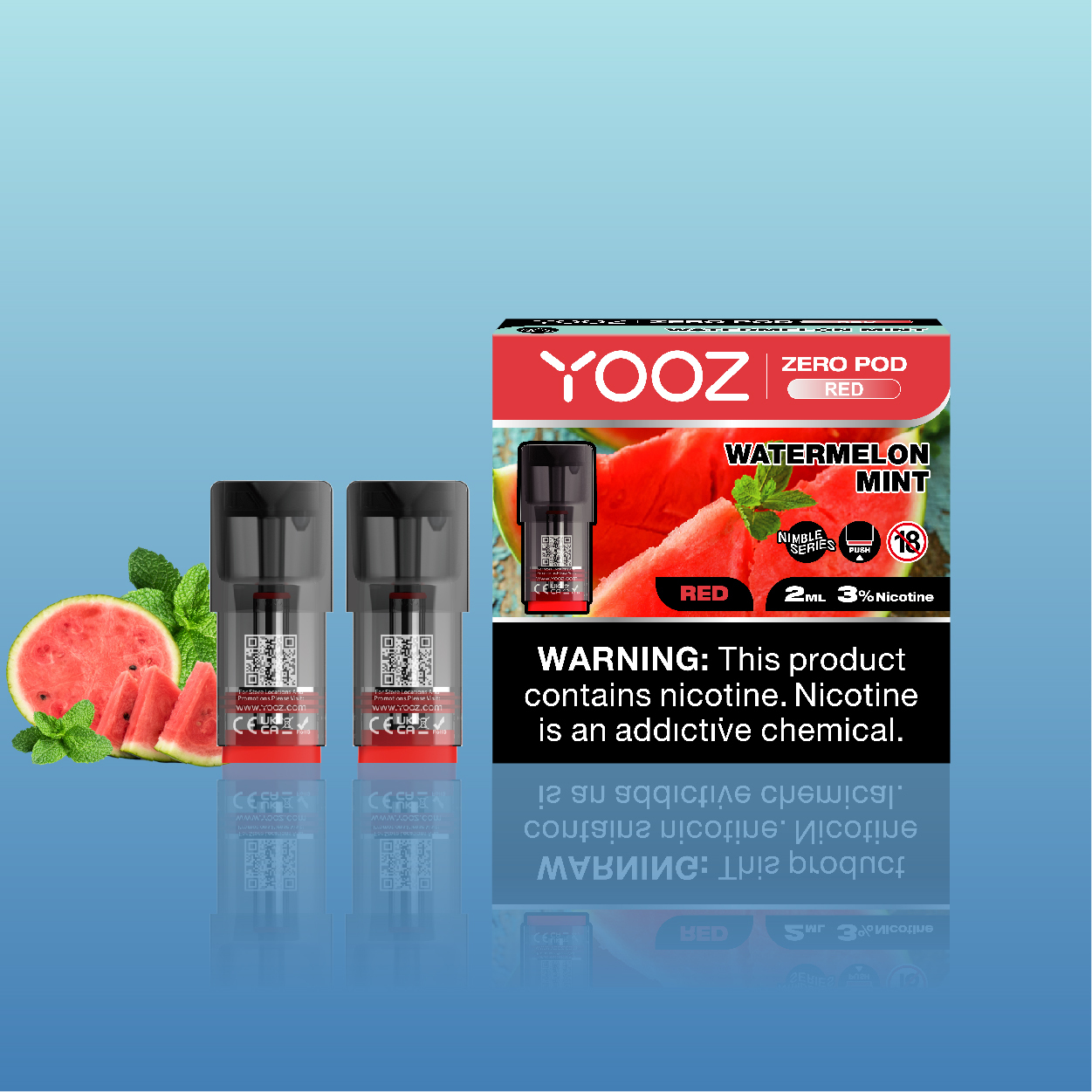 Watermelon Mint - YOOZ ZERO V3 POD