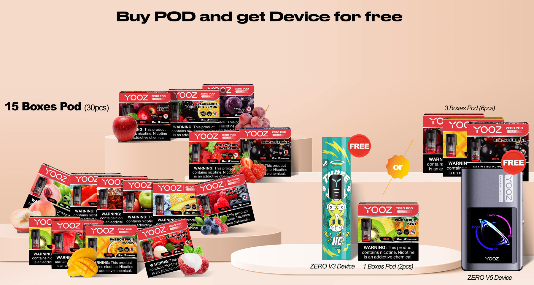 ZERO V3 POD 20Box (2 per box)