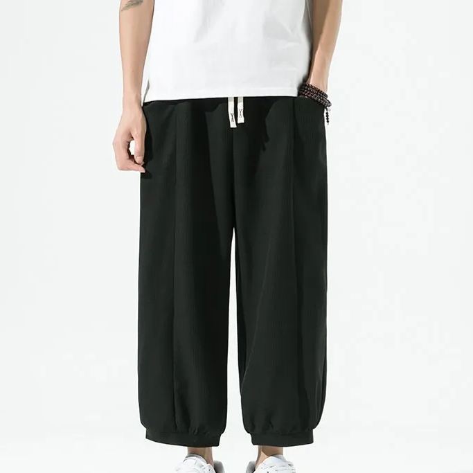 メンズブルマ中国風ワイドパンツ春夏新作ゆったりパンツ