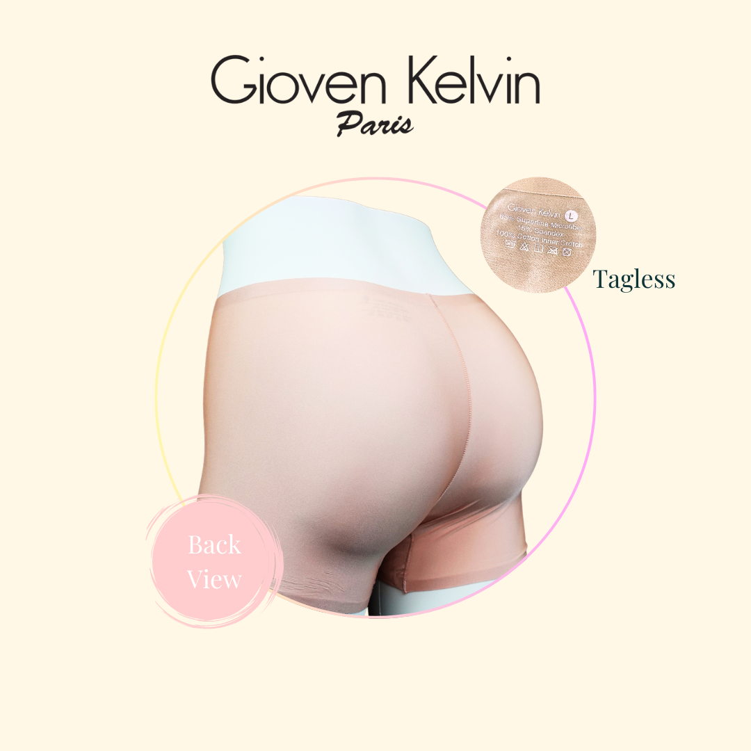 GIOVEN KELVIN 轻塑四角无痕冰丝内裤【BOYLEG】 - Size M to XL (2 pcs, Light weight) 