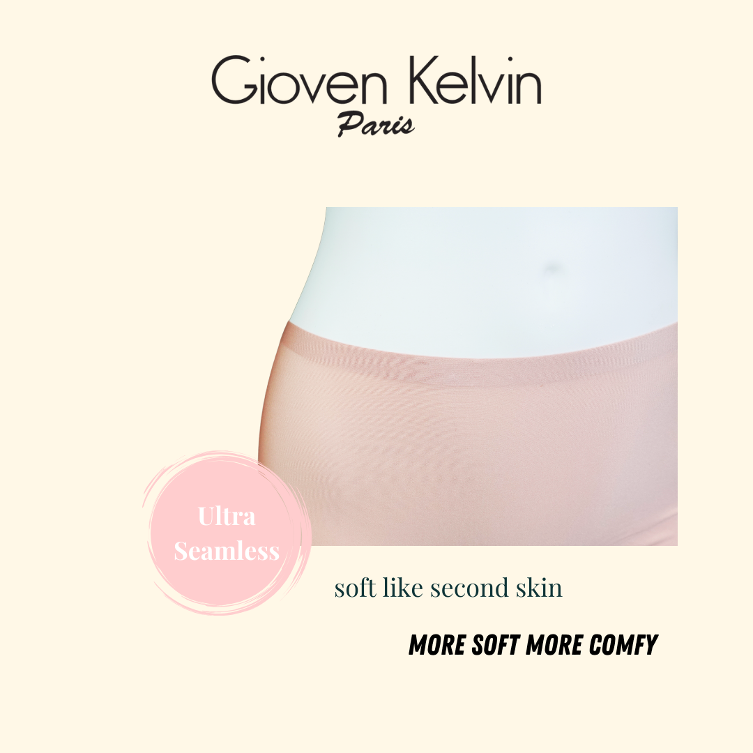 GIOVEN KELVIN 轻塑四角无痕冰丝内裤【BOYLEG】 - Size M to XL (2 pcs, Light weight) 