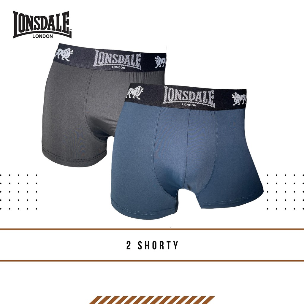 LONSDALE SUPERFINE MICROFIBER 2PK TRUNK MENS LON1007-S2