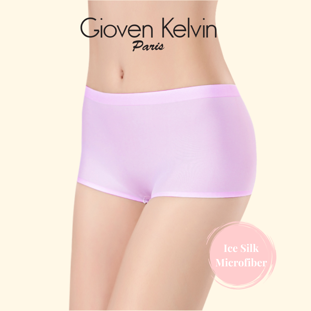GIOVEN KELVIN 轻塑四角无痕冰丝内裤【BOYLEG】 - Size M to XL (2 pcs, Light weight) 