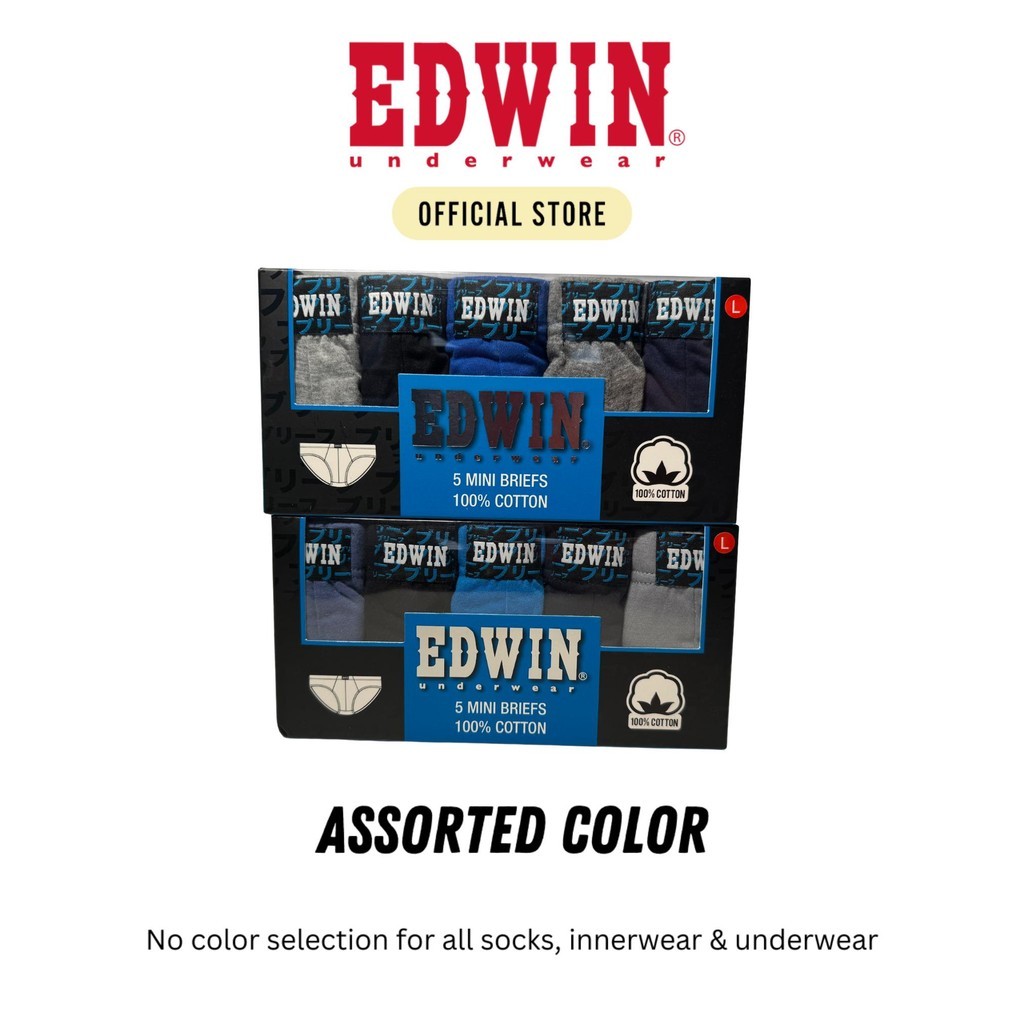 Edwin Underwear Cotton Edwin Mini Brief (5 Pcs) EV5545-5M