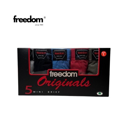 FREEDOM Men Underwear Cotton Brief (5 Pcs) FD051-5