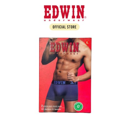 EDWIN SHORTY【EV2512-2M】Edwin Mens Underwear Bamboo Spandex 2pcs
