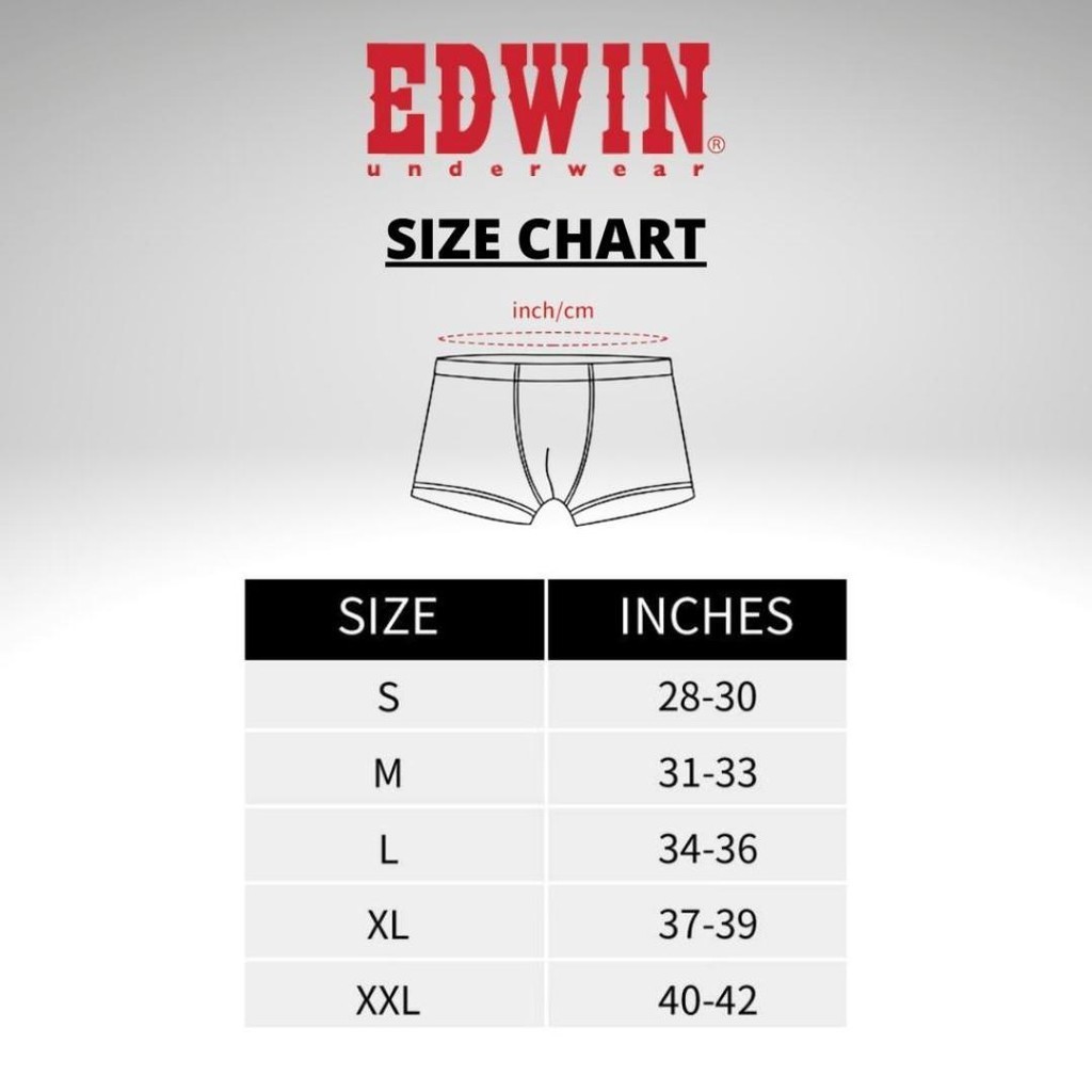 EDWIN SHORTY【EV2502-2M】Edwin Mens Underwear Silky Microfiber Spandex 2pcs