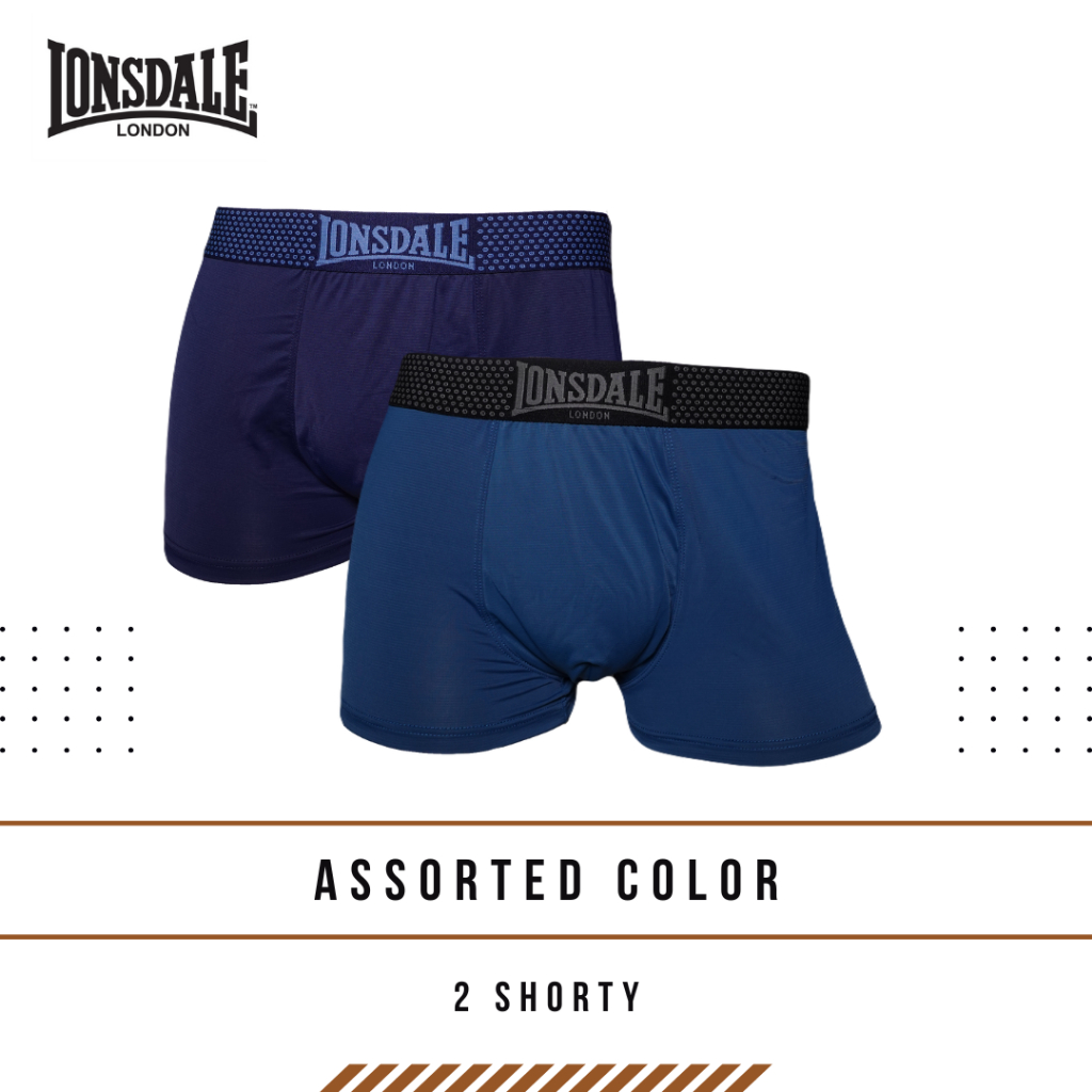 LONSDALE SUPERFINE MICROFIBER 2PK TRUNK MENS LON1016-S2
