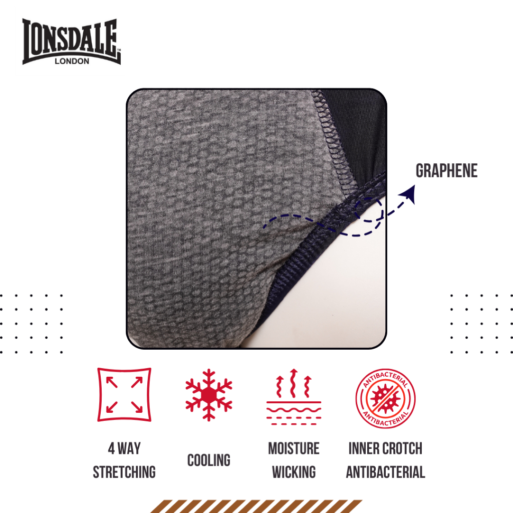 LONSDALE ICE SILK MICROFIBER 5PK MINI BRIEFS MENS LON1025-M2