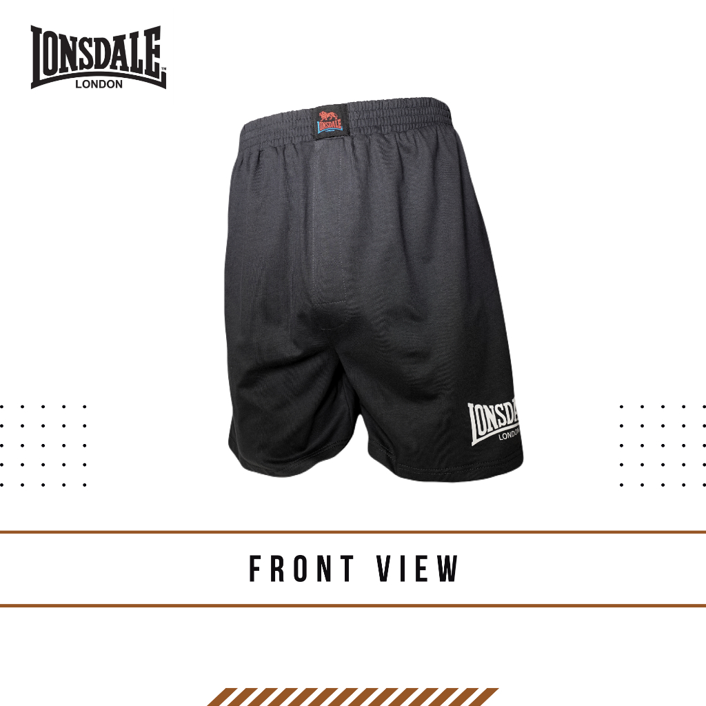 LONSDALE COTTON 1PK BOXER MENS LON1001-B1