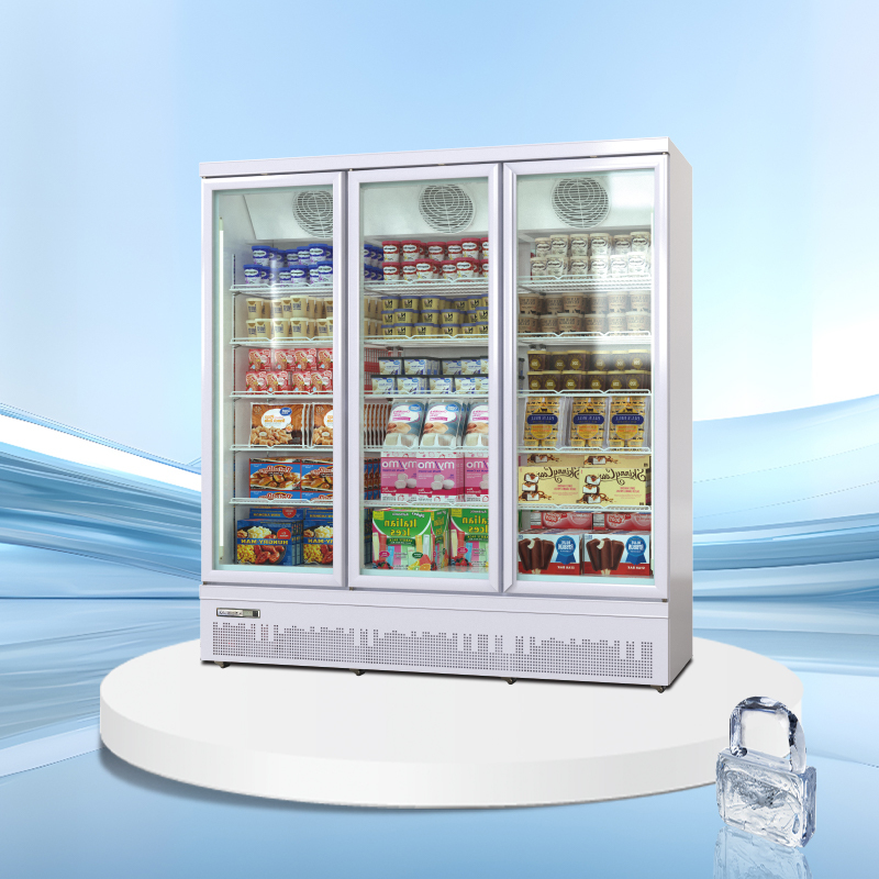 Bottom mounted upright display cooler | AGF-BA Series 