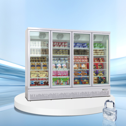 Bottom mounted upright display cooler | AGF-BA Series 