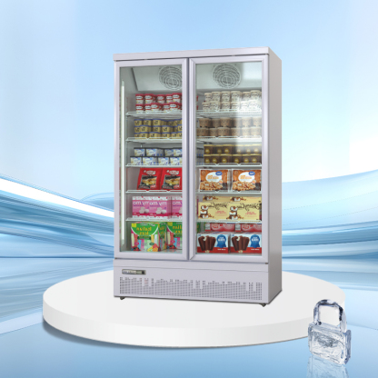 Bottom mounted upright display cooler | AGF-BA Series 