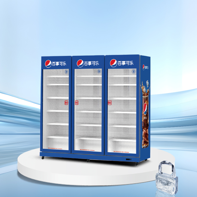 Glass door upright display cooler | AH Series | AHC