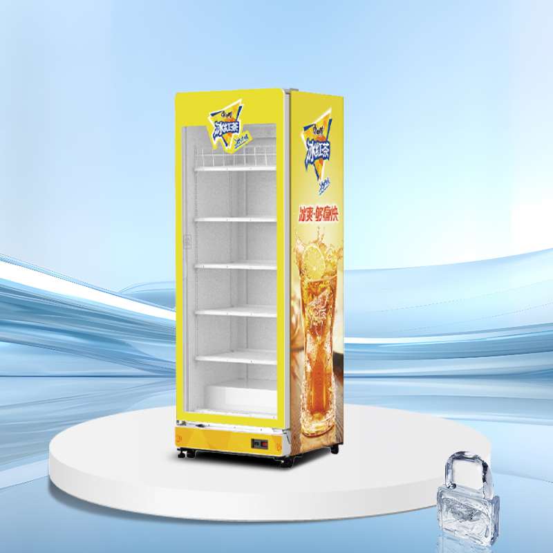Glass door upright display cooler | AH Series | AHC