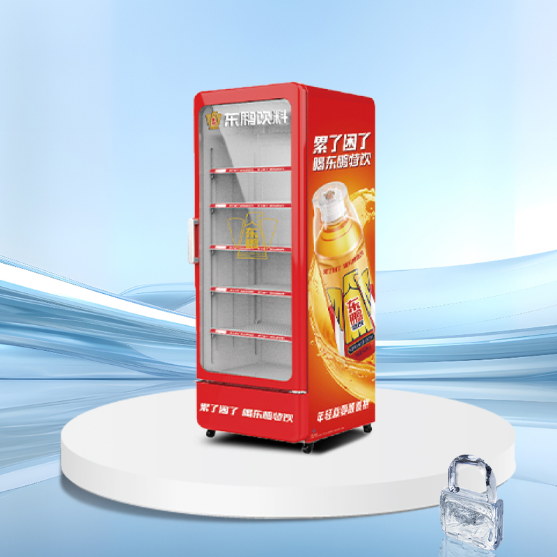 Glass door upright display cooler | AH Series | AHC
