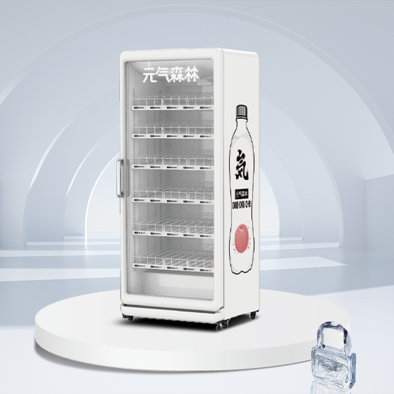 Glass door upright display cooler | AH Series | AHC