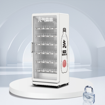 Glass door upright display cooler | AH Series | AHC