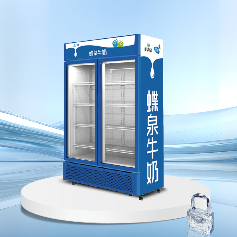 Glass door upright display cooler | AH Series | AHC