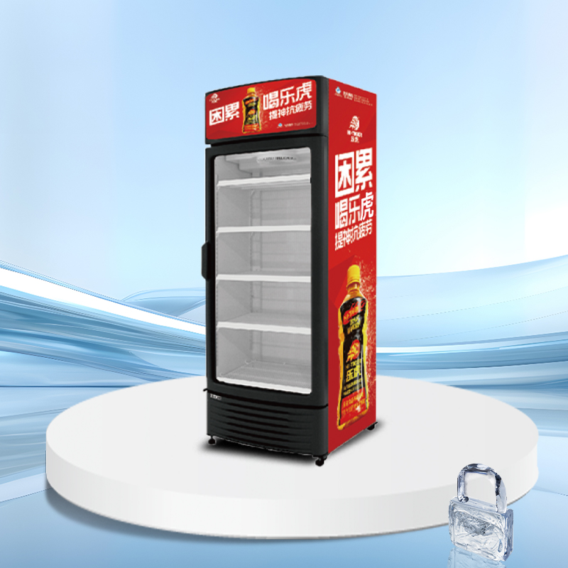 Glass door upright display cooler | AH Series | AHC