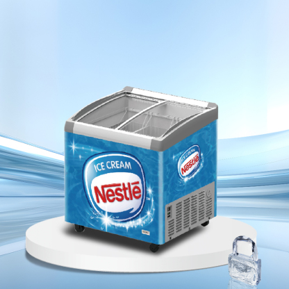 Glass lid horizontal ice cream display freezer丨AH SERIES丨AHIC