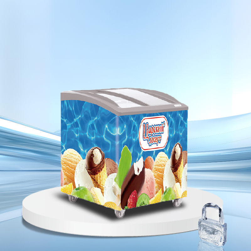 Glass lid horizontal ice cream display freezer丨AH SERIES丨AHIC