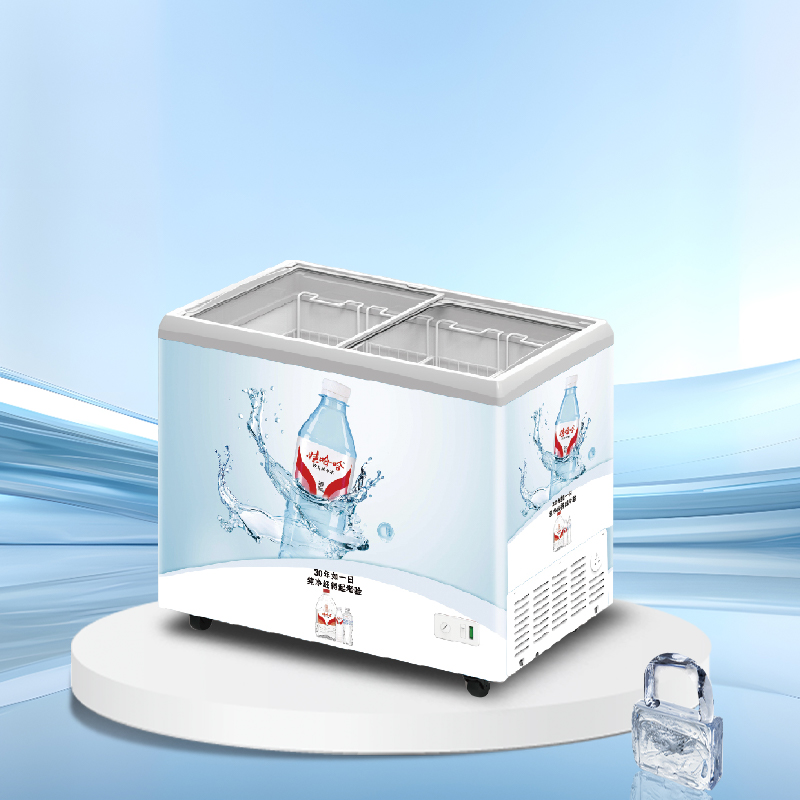 Glass lid horizontal ice cream display freezer丨AH SERIES丨AHIC