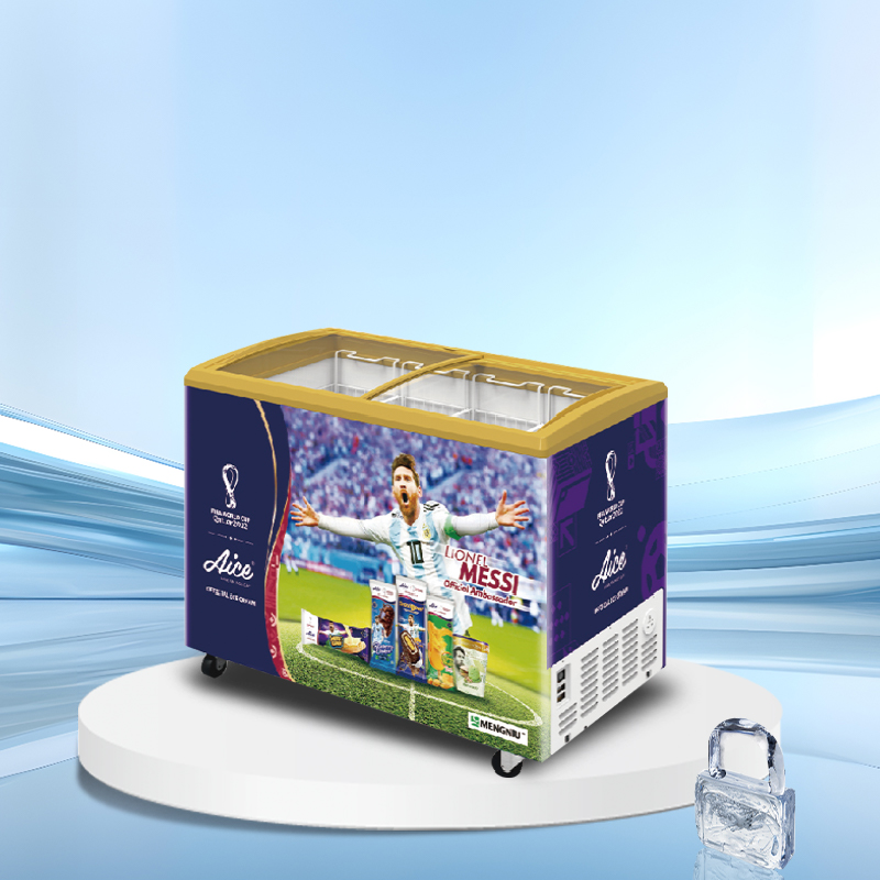 Glass lid horizontal ice cream display freezer丨AH SERIES丨AHIC