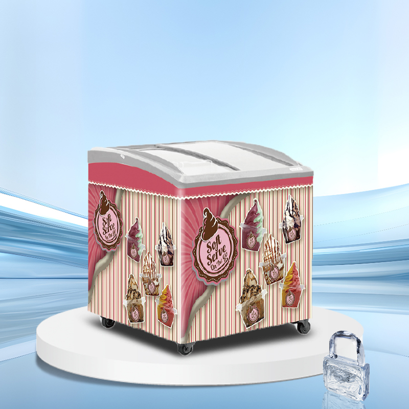 Glass lid horizontal ice cream display freezer丨AH SERIES丨AHIC
