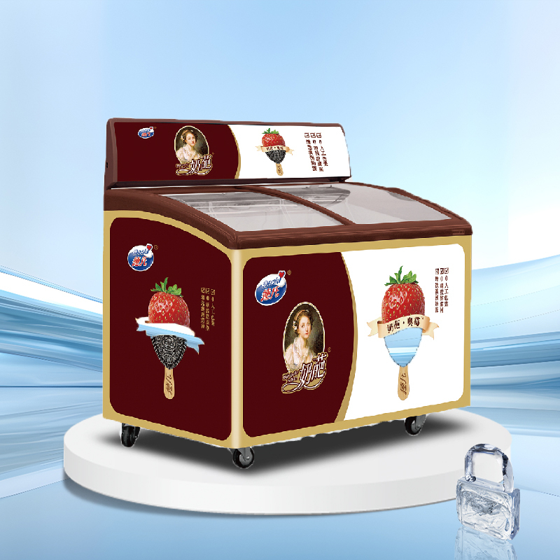 Glass lid horizontal ice cream display freezer丨AH SERIES丨AHIC