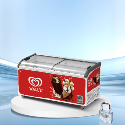 Glass lid horizontal ice cream display freezer丨AH SERIES丨AHIC