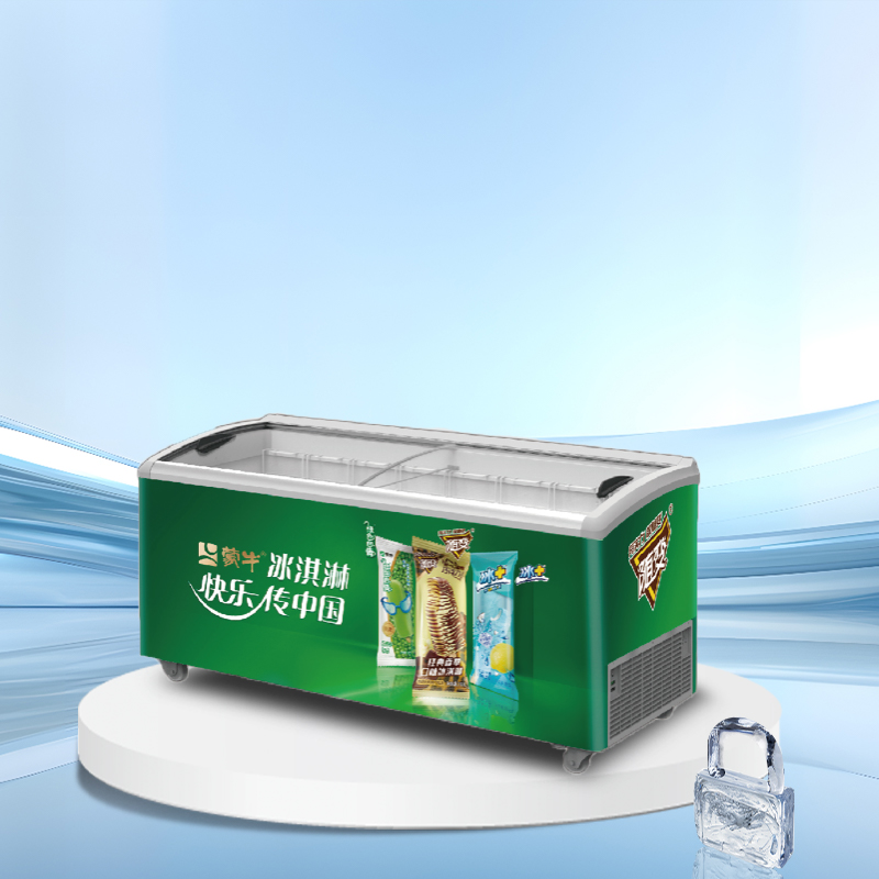 Glass lid horizontal ice cream display freezer丨AH SERIES丨AHIC