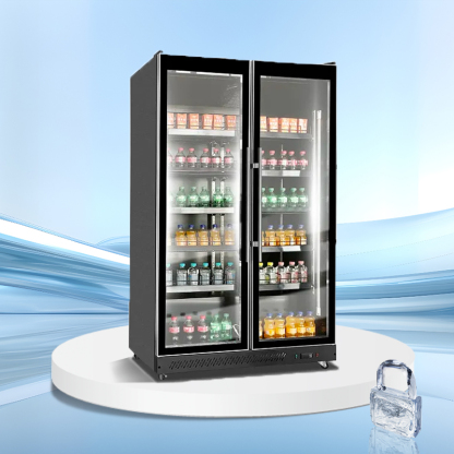 Glass door upright display cooler | AL Series | AL-FMA